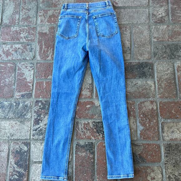 Reformation Jeans Skinny Size 25 Blue Slim - Picture 3 of 3
